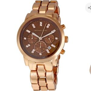 Rose gold Michael Kors watch style #MK5415